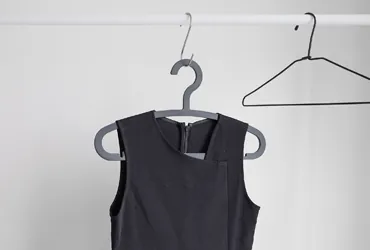 The red trendy sweatshirt worn